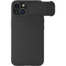 Husa Nillkin Synthetic Fiber S Case iPhone 14 Plus with camera cover black