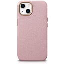 Husa iCarer Litchi Premium Leather Case iPhone 14 Plus Magnetic Leather Case with MagSafe Pink (WMI14220711-PK)