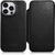 Husa iCarer CE Oil Wax Premium Leather Folio Case Leather Case iPhone 14 Pro Max Magnetic Flip MagSafe Black (AKI14220708-BK)