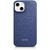 Husa iCarer CE Premium Leather Folio Case iPhone 14 magnetic flip case MagSafe blue (WMI14220713-BU)