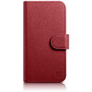 Husa iCarer Wallet Case 2in1 iPhone 14 Pro Leather Flip Case Anti-RFID red (WMI14220726-RD)