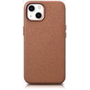 Husa iCarer Case Leather Case Cover for iPhone 14 Plus Brown (MagSafe Compatible)
