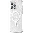 Husa Kingxbar PQY Geek Series magnetic case for iPhone 14 MagSafe silver