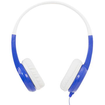 BuddyPhones Casti audio On-ear pentru copii Alb/Albastru