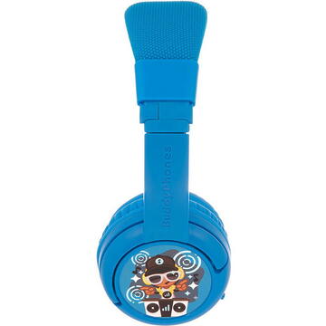 BuddyPhones kids headphones wireless PlayPlus (Blue)