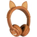 BuddyPhones kids headphones wireless Play Ears Plus fox (Brown)
