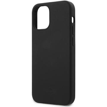 Mini Morris Mini MIHCP12SSLTBK iPhone 12 mini 5,4" Negru/black hard case Silicone Tone On Tone