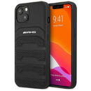 MERCEDES AMG AMHCP13SGSEBK iPhone 13 mini 5,4" Negru/black hardcase Leather Debossed Lines