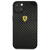 Ferrari FEHCP13SFCABK iPhone 13 mini 5.4&quot; black/black hardcase On Track Real Carbon