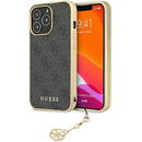 Guess GUHCP13XGF4GGR iPhone 13 Pro Max 6.7&quot; grey/grey hardcase 4G Charms Collection