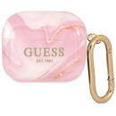 Guess GUA3UNMP AirPods 3 cover pink/pink Marble Collection