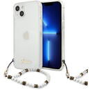 Guess GUHCP13SKPSWH iPhone 13 mini 5.4&quot; Transparent hardcase White Pearl