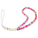 Guess pendant GUSTGMPP Phone Strap multicolor pink/multicolor pink Heishi Beads