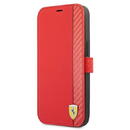 Ferrari FESAXFLBKP13XRE iPhone 13 Pro Max red/red book On Track Carbon Stripe