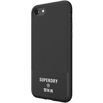 Husa SuperDry Moulded Canvas iPhone 6/6s/7/8/ SE 2020 / SE 2022 Case Negru/black 41539