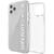 Husa SuperDry Snap iPhone 11 Pro Clear Case biały/white 41579