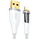 Husa Joyroom fast charging cable with smart switch USB-A - Lightning 2.4A 1.2m white (S-UL012A3)