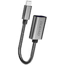 Dudao adapter cable OTG USB 2.0 to USB Type C gray (L15T)
