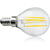 MACLEAN Bec cu filament , LED E14, 4W, 230V, WW alb cald 3000K, 470lm, decorativ Retro Edison G45, MCE281