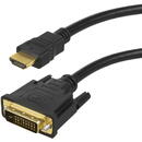 MACLEAN Cablu DVI-HDMI v1.4, 2 m, MCTV-717, negru