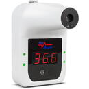 Termometru de perete cu infraroșu fără contact pentru teste de temperatură corporală (frunte, încheietura mâinii) Promedix PR-685