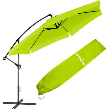 Umbrelă de grădină GreenBlue, verde deschis, 350x250cm, GB377 BG