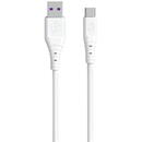 Dudao cable USB - USB Type C 6A cable 1 m white (TGL3T)