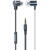 Dudao in-ear headphones headset with remote control and microphone 3.5 mm mini jack blue (X13S)