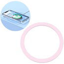 Joyroom metal magnetic ring for smartphone pink (JR-Mag-M3)