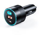 Choetech fast car charger 130W 2xUSB-C + USB-A black (TC0011)