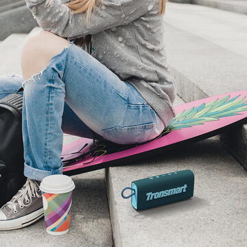 Boxa portabila TRONSMART Trip Wireless Bluetooth 5.3 Speaker Waterproof IPX7 10W Blue