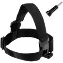 Hurtel Headband for GoPro, DJI Osmo Action, EKEN, SJCam, Insta360 sports cameras + long mounting screw black