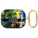 Husa Guess GUAPHHFLB AirPods Pro cover blue/blue Flower Strap Collection