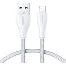 Joyroom cable USB - Lightning 2.4A Surpass Series 1.2 m white (S-UL012A11)