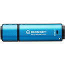 Memorie USB Kingston IronKey Vault Privacy 50, 128GB, USB 3.2, Blue