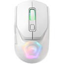 Mouse Marvo Fit Pro G1W, USB Wireless/Bluetooth, White