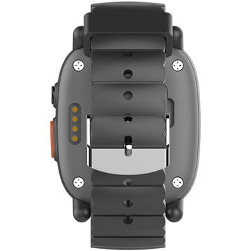 Smartwatch Elari FixiTime 3, 1.3inch, Curea Silicon, Black
