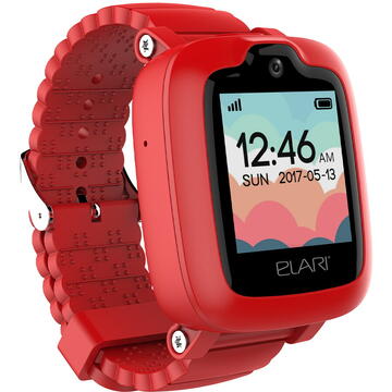 Smartwatch Elari KidPhone 3G, 1.3inch, curea silicon, Red