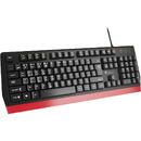 Tastatura Tastatura Genesis Rhod 250, Gaming, Negru, 104 taste,Suport anti-ghosting pentru 19 taste