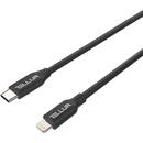 Cablu Date si Incarcare USB Type-C la Lightning Tellur, 1 m, Alb TLL155323