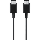 Cablu Date si Incarcare USB Type-C la USB Type-C Samsung EP-DW767JBE, 1.8 m, 3A, Negru GP-TOU021RFCBW