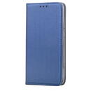 Husa Husa Piele OEM Smart Magnet pentru Samsung Galaxy A40 A405, Bleumarin