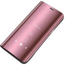 Husa Husa Plastic OEM Clear View pentru Samsung Galaxy M30, Roz
