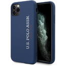 Husa Husa TPU U.S. Polo Silicone Effect pentru Apple iPhone 11 Pro, Albastra USHCN58SLNVV2
