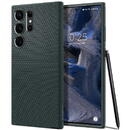 Husa Husa Plastic - TPU Spigen Liquid Air pentru Samsung Galaxy S23 Ultra S918, Verde Inchis ACS05615