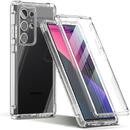 Husa Husa TPU Tech-Protect Kevlar pentru Samsung Galaxy S23 Ultra S918, Transparenta