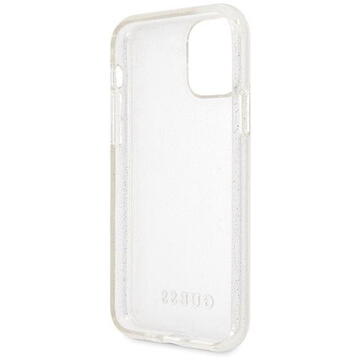 Husa Guess Husa Capac Spate Glitter Argintiu APPLE iPhone 11 Pro