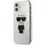 Husa Karl Lagerfeld Husa Capac Spate Glitter Ikonik Karl Argintiu APPLE Iphone 12 mini