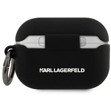 Karl Lagerfeld Husa Silicon Choupette Airpods Pro Negru (cu breloc)