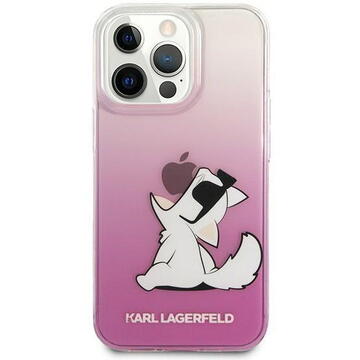 Husa Karl Lagerfeld Husa Choupette Fun iPhone 13 Pro Roz